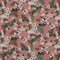 1 Yard Stretch Cotton Sateen Salmon Flamingos and Leaves Balance of Unity Print Fabric